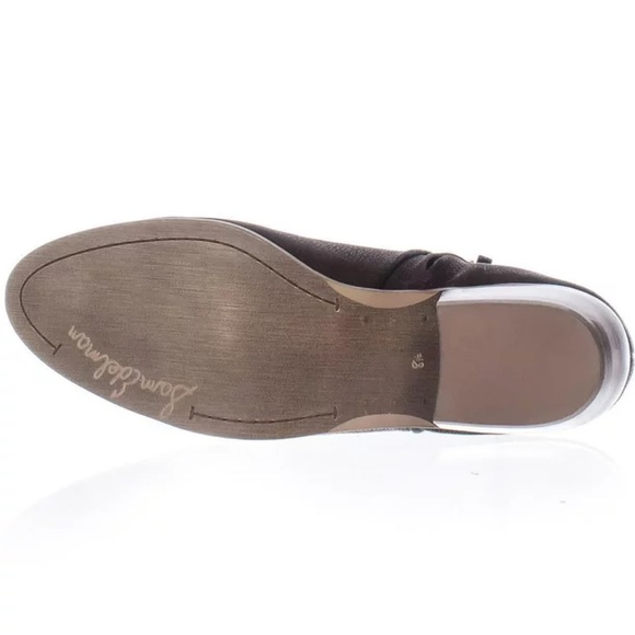 Sam Edelman Ankle Boots Women's Size 8.5 US Coffee Brown Leather Sherpa Lined - Picture 12 of 13